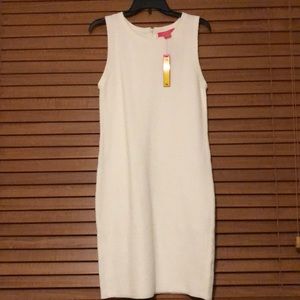 NWT Catherine MaLandRino waffle knit sheath dress